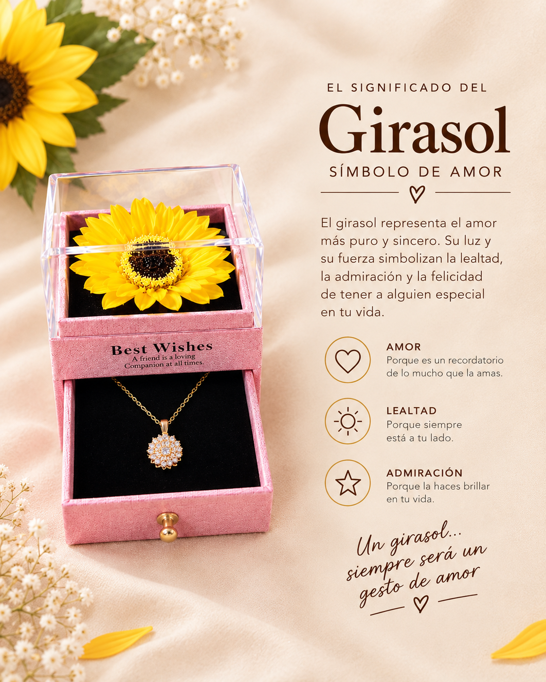 Girasol junto al Cofre Girasol